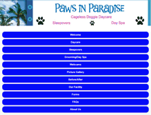 Tablet Screenshot of pawsinparadisesc.com